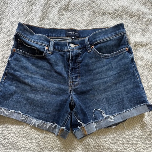 Lucky Brand Ava mid rise shorts size 8 - Picture 1 of 3
